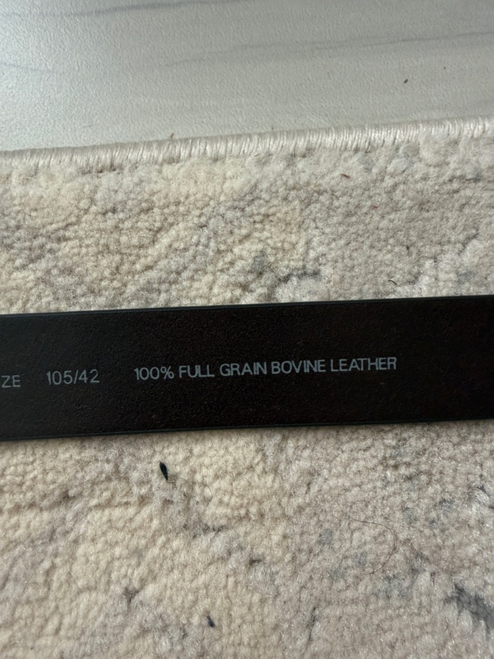 Levi's Dark Brown Tooled Leather Belt with Silver Buckle - Picture 8 of 8